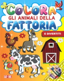 Colora gli animali della fattoria e divertiti libro