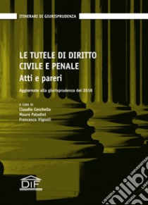 Le tutele di diritto civile e penale. Atti e pareri. Aggiornate alla giurisprudenza del 2018 libro di Cecchella C. (cur.); Paladini M. (cur.); Vignoli F. (cur.)