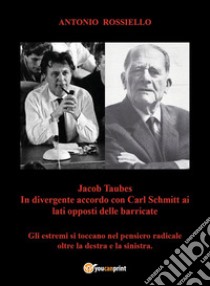 Jacob Taubes in divergente accordo con Carl Schmitt ai lati opposti delle barricate libro di Rossiello Antonio