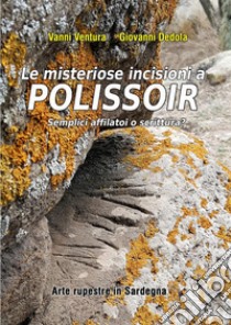 Le misteriose incisioni a Polissoir: semplici affilatoi o scrittura? Arte rupestre in Sardegna libro di Dedola Giovanni; Ventura Vanni