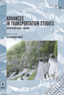 Advances in transportation studies. An international journal (2024). Vol. 63 libro di Calvi A. (cur.)