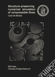 Structure-preserving numerical simulation of compressible flows libro di De Michele Carlo