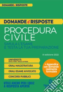 Domande e risposte di procedura civile libro