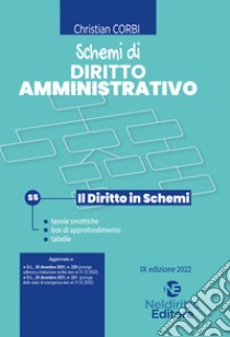 Schemi di diritto amministrativo. Nuova ediz. libro di Corbi Christian