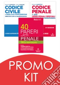 Kit esame avvocato speciale praticante 2022/2023: Codice civile-Codice penale-40 pareri di diritto penale libro di Garofoli Roberto; Iannone Maria