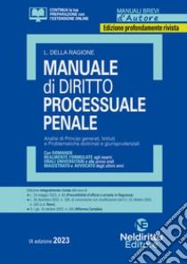 Manuale di diritto processuale penale libro di Della Ragione Luca