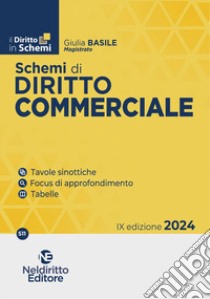 Schemi di diritto commerciale libro di Basile Giulia