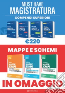 Must have magistratura: Kit 4 compendi superiori + 3 Mappe e schemi libro