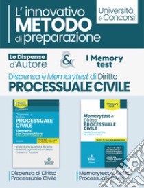 Kit dispensa d'autore: Diritto processuale civile-Memorytest di diritto processuale civile. L'innovativo metodo di preparazione. Nuova ediz. libro di Spampinato Carlo