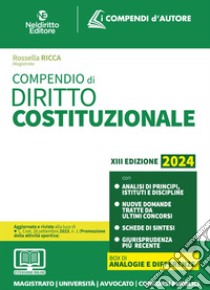 Compendio di diritto costituzionale. Con espansione online libro di Ricca Rossella