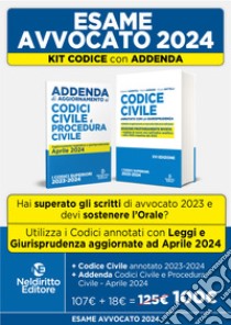 Codice civile annotato con la giurisprudenza 2023 + Addenda codice civile e procedura civile 2024. Nuova ediz. libro