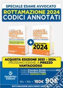 Rottamazione: Codice di procedura penale annotato con la giurisprudenza 2023-2024. Esame Avvocato 2023-2024 + Codice di procedura penale annotato con la giurisprudenza 2023-2024. Esame Avvocato 2024-2025 libro di De Gioia Valerio