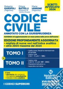 Codice civile. Annotato con la giurisprudenza. Esame avvocato 2024 libro di Garofoli Roberto; Battelli Ettore; Iannone Maria