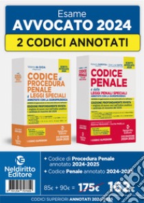 Kit Codice penale + Procedura penale annotato con la giurisprudenza per l'esame di avvocato 2024. Nuova ediz. libro di De Gioia Valerio