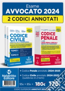 Kit Codice civile annotato + Codice penale annotato per l'esame di avvocato 2024 libro di Garofoli Roberto; Battelli Ettore; Iannone Maria