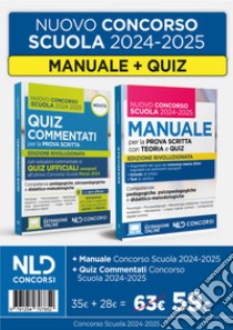 Kit Concorso scuola Manuale + Quiz commentati 2024/2025. Con espansione online libro