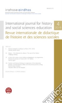 International journal for history and social sciences education-Revue internationale de didactique de l'histoire et des sciences sociales (2019). Vol. 4 libro di Cajani L. (cur.)