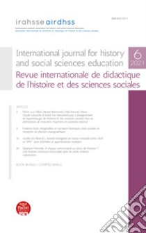 International journal for history and social sciences education. Vol. 6 libro di Cajani L. (cur.)