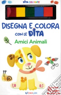 Amici animali. Disegna e colora con le dita. Ediz. a spirale libro di Golding Elizabeth; Herasimova O. (cur.)