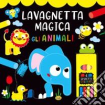 Gli animali. Lavagnetta magica. Ediz. a colori. Con 4 gessetti colorati libro