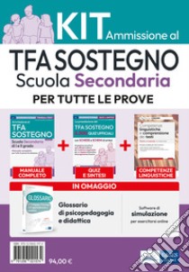 Kit base specializzazione sostegno didattico scuola secondaria. Eserciziari + Manuale + Software + Glossario. Con software di simulazione libro di Crisafulli V. (cur.); De Robertis F. (cur.); Rescigno O. (cur.)