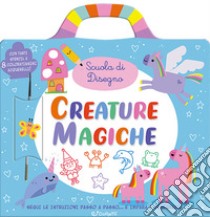 Creature magiche. Scuola di disegno. Ediz. a spirale. Con 8 acquerelli. Con pennello. Con stencil libro