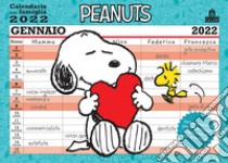 Peanuts. Calendario della famiglia 2022 libro di Schulz Charles M.