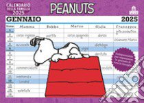 Peanuts. Calendario della famiglia 2025 libro di Schulz Charles M.