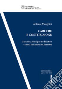 Carcere e costituzione. Garanzie, principio rieducativo e tutela dei diritti dei detenuti libro di Menghini Antonia