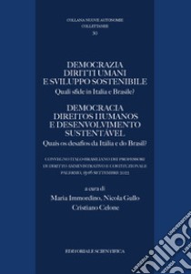 Democrazia diritti umani e sviluppo sostenibile. Quali sfide tra Italia e Brasile? Ediz. multilingue libro di Immordino M. (cur.); Gullo N. (cur.); Celone C. (cur.)