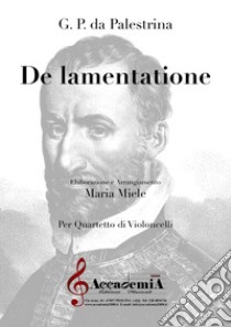 De lamentatione libro di Palestrina Giovanni Pierluigi da