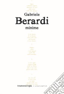 Minime libro di Berardi Gabriele