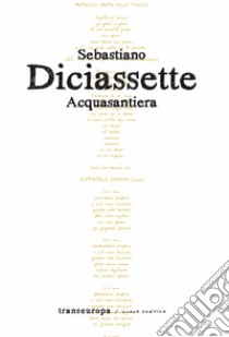 Acquasantiera libro di Diciassette Sebastiano