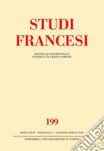 Studi francesi. Vol. 199: Yves Bonnefoy cent ans (1923-2023). Rencontres libro