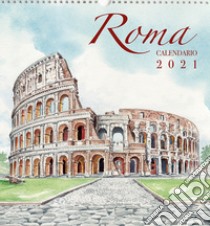 Calendario Grande Roma Acquarello Colosseo libro