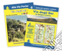 Via degli dei a piedi e in MTB carta 1:25.000. Con mini-guida: da Bologna a Firenze a piedi e in MTB. Ediz. integrale libro di Ottoz Léon; Zavatta Luca