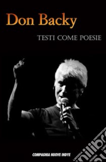 Testi come poesie libro di Don Backy