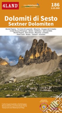 Dolomiti di Sesto. Sextner Dolomiten 1:25.000 libro di 4LAND Srl