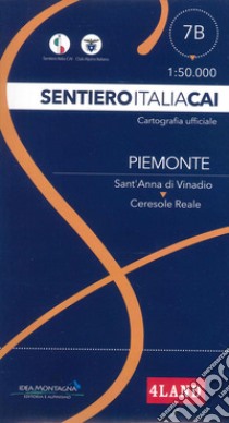 Piemonte. Da Sant'Anna di Vinadio a Ceresole Reale 1:50.000 libro