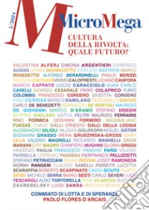 Micromega (2024). Vol. 5: Cultura della rivolta: quale futuro? libro